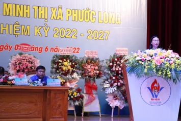 Đồng chí Cao Trúc Chi được Đại hội tín nhiệm tái cử chức danh Bí thư Thị Đoàn Phước Long nhiệm kỳ 2022 - 2027