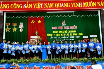 Đồng chí Nguyễn Văn Hợp được tín nhiệm bầu giữ chức vụ Bí thư Đoàn TNCS Hồ Chí Minh Công ty TNHH MTV Cao su Bình Long