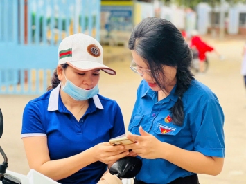 Bình Phước: 91 đội hình thanh niên tình nguyện “Bình dân học vụ số” ra quân trong Tháng Thanh niên