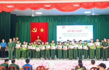 Bình Phước: Bế mạc chương trình “Học kỳ trong quân đội” lần thứ XIII, năm 2025 (khóa 1)