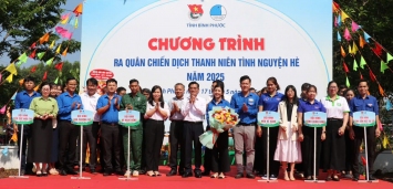 Bình Phước: Hơn 1,7 tỷ đồng được trao tặng tại Lễ ra quân Chiến dịch Thanh niên tình nguyện hè năm 2025